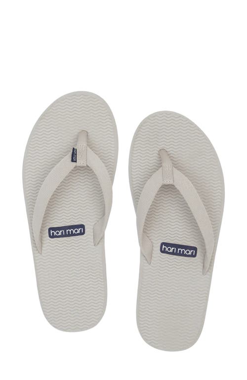 Hari Mari Dunes Cloud Waterproof Flip Flop In Gray