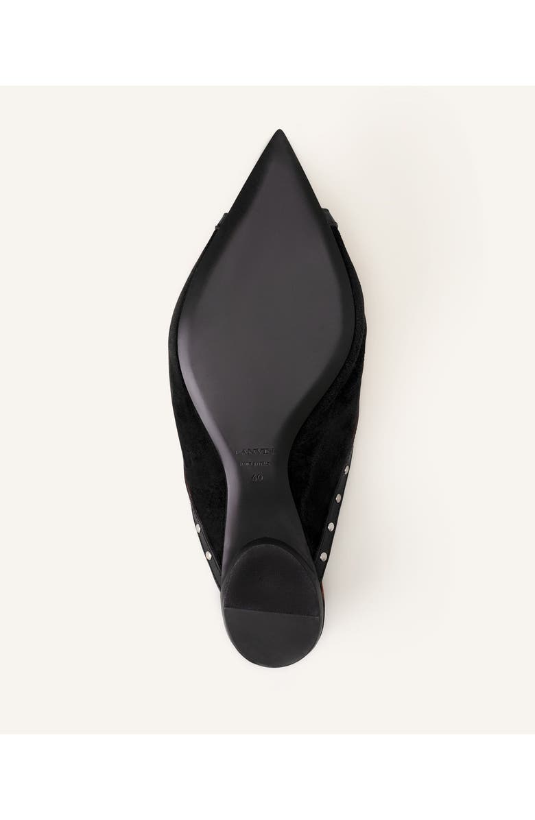 Lanvin Eclipse Arch Flat Mule, Alternate, color, Black