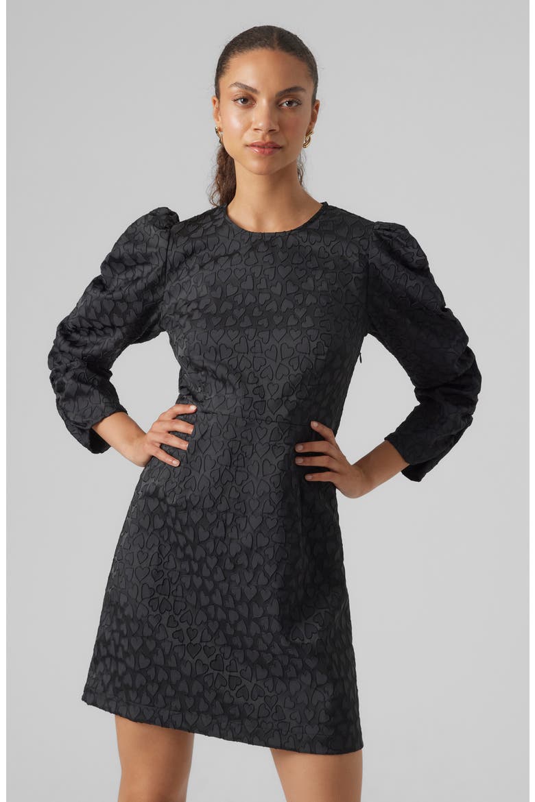 Vigo Minidress, Alternate, color, BLACK
