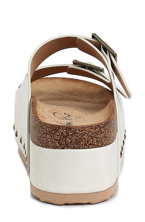 London Rag Impala Stud Platform Sandal In White