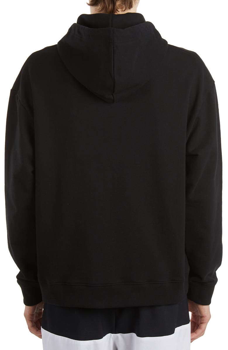 Raf Simons Patch Cotton Hoodie, Alternate, color,