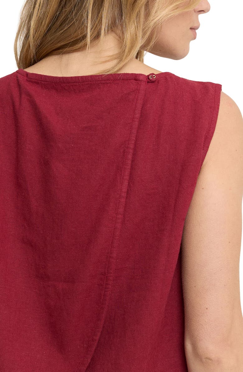 Nobody's Child Tulip Back Sleeveless Top, Alternate, color, Red