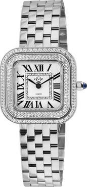 GV2 Bellagio Diamond Swiss Bracelet Watch, 30mm