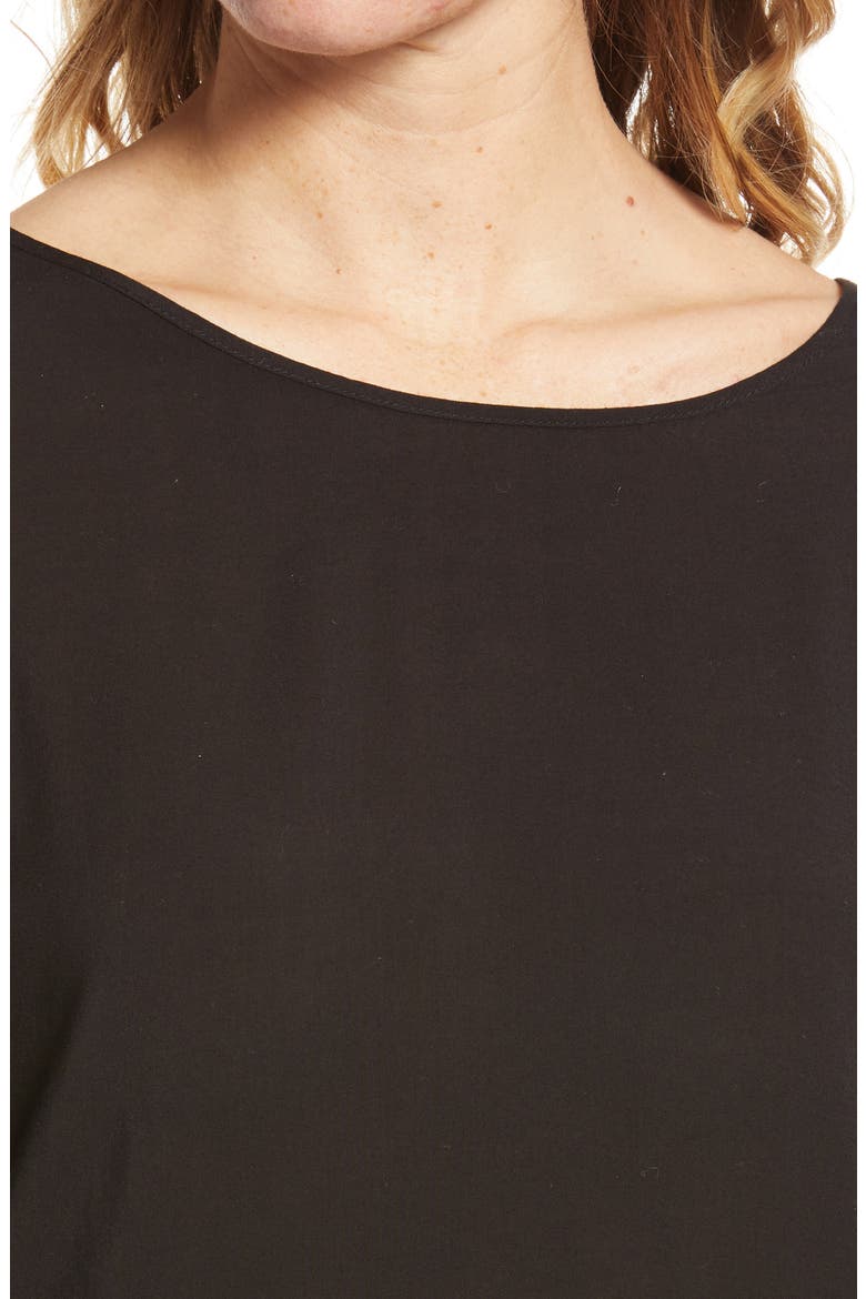 Soft Voile Shirt, Alternate, color, BLACK