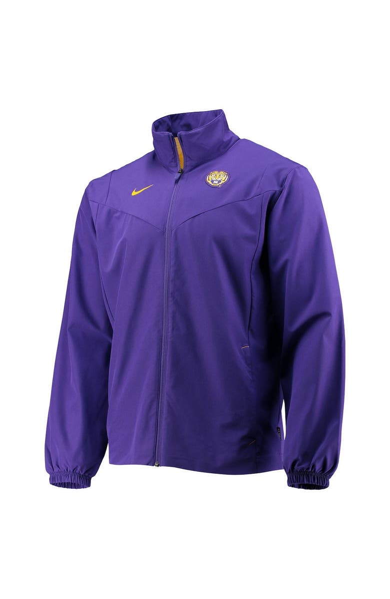 Nike Men's Nike Purple LSU Tigers 2021 Sideline Full-Zip Jacket, Alternate, color,