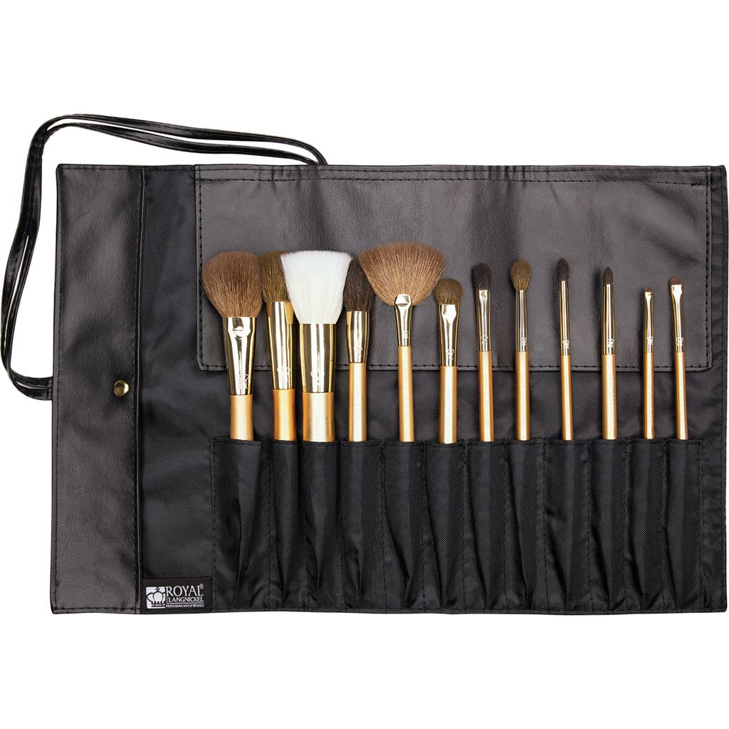 OMNIA Brush Gold 13pc Wrap Makeup Brush Set  product