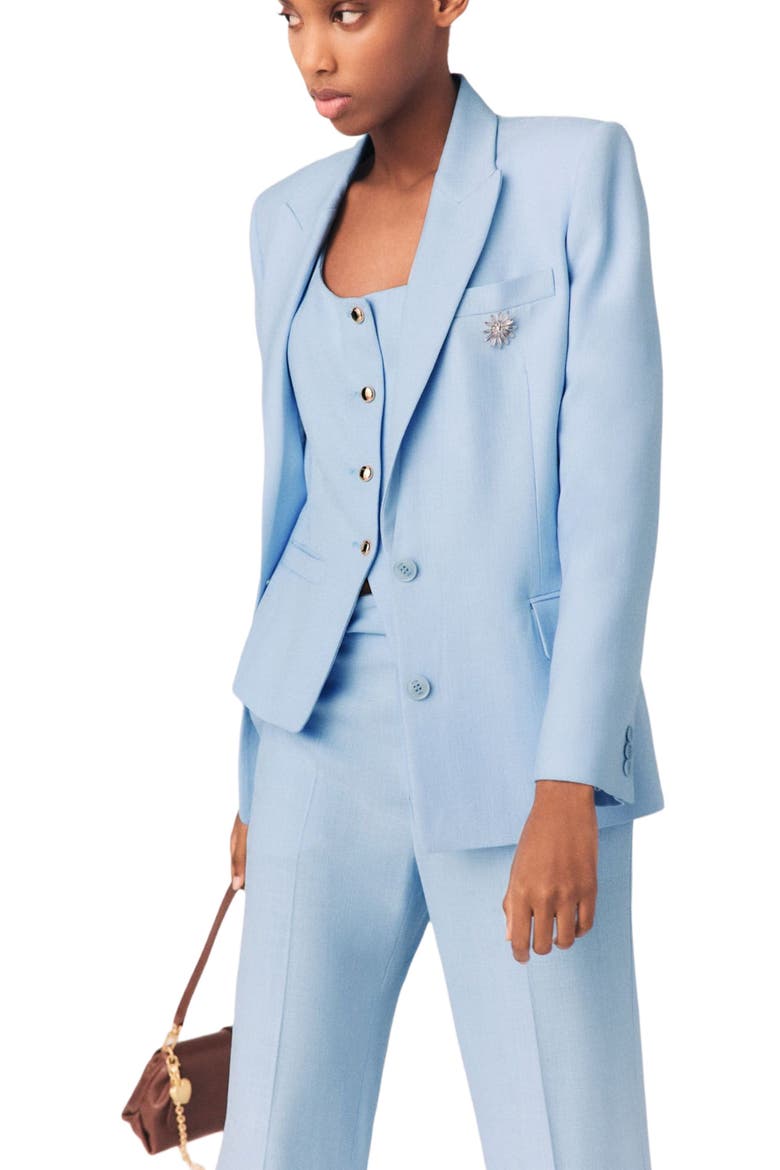 Suit jacket, Alternate, color, Blue sky