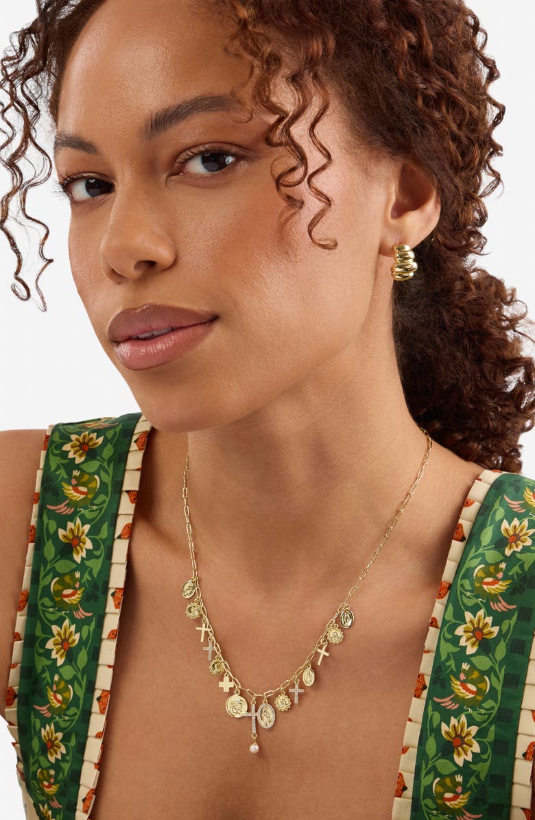 ATHRA LUXE Graduated Oval Hoop Earrings, Alternate, color, Gold