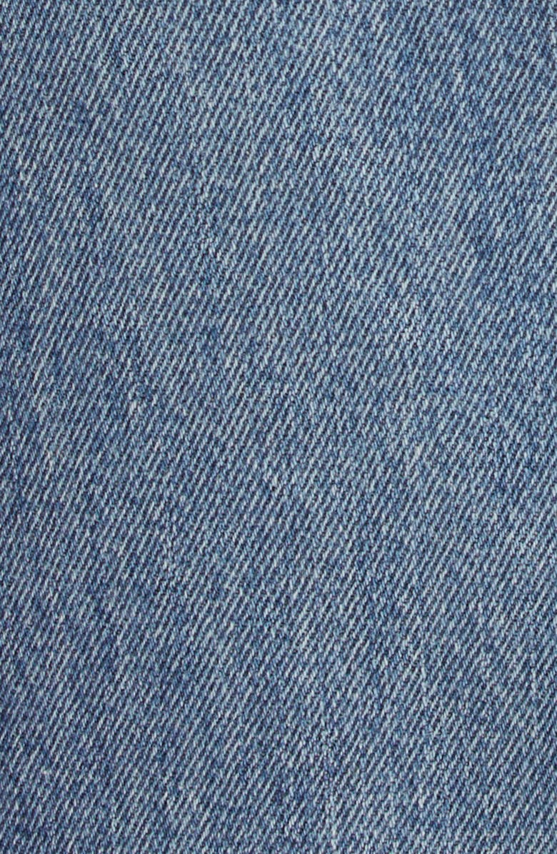 L'AGENCE Rysa Front Slit Denim Maxi Skirt, Alternate, color, Woodrow