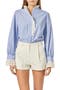 selected Blue/ White Stripe