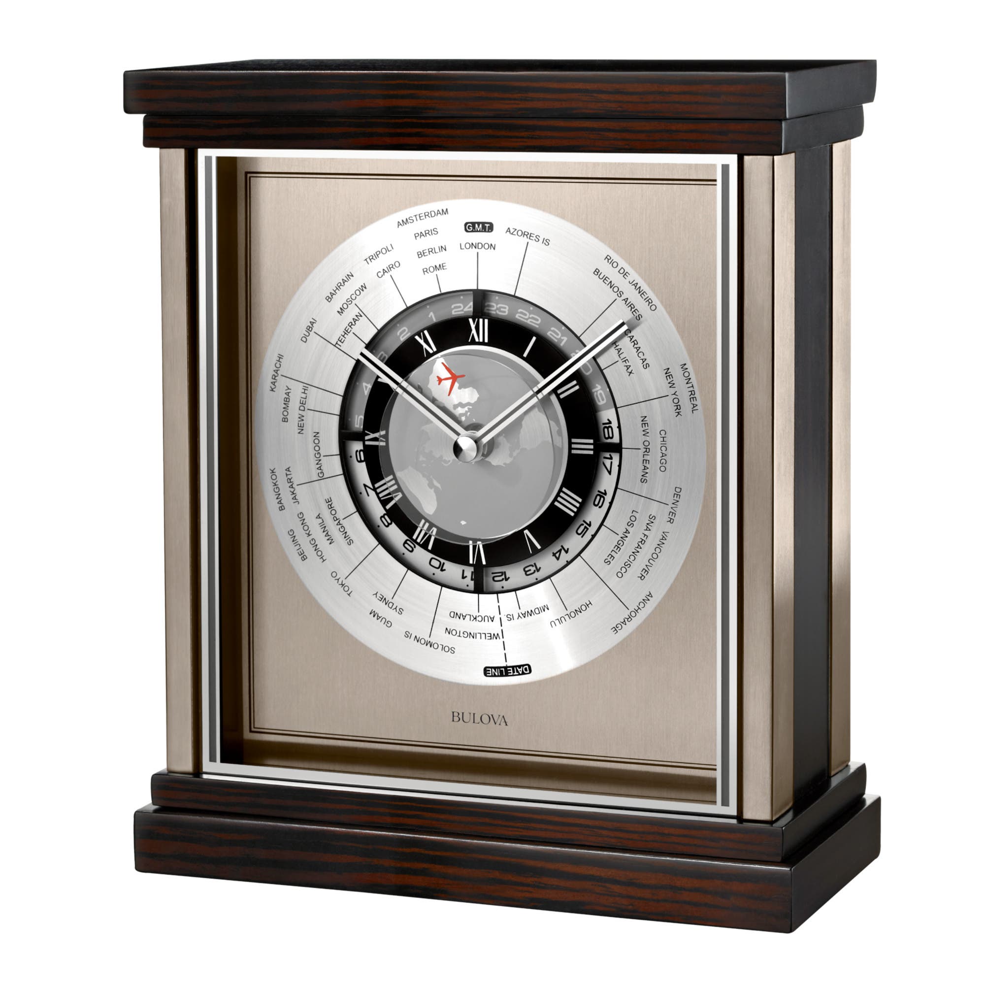 Bulova Clocks Wyndmere World Time Table Clock | Nordstrom