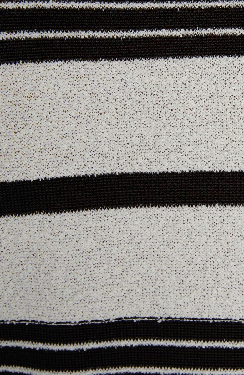 Moncler MIxed Stripe Long Sleeve Sweater Dress, Alternate, color, 