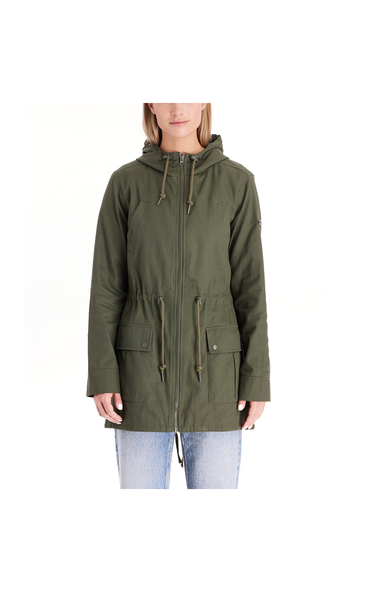 Modern Eternity Maternity Modern Eternity Lara 3-in-1 Military Style Cotton Maternity Jacket, Main, color, Khaki Green