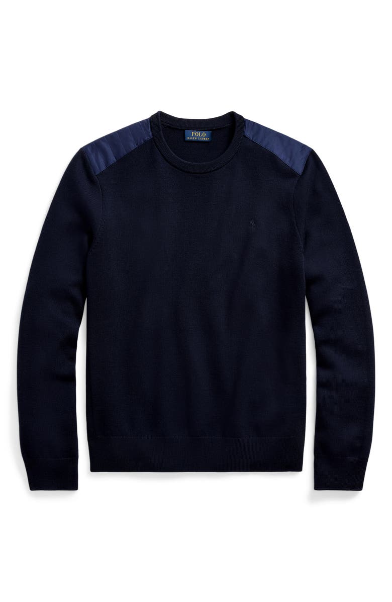 Polo Ralph Lauren Merino Wool Crewneck Sweater, Alternate, color, 