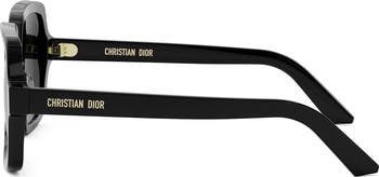 小物 Vintage Dior NIGHT4 Square Sunglasses DiorMidnight S4I 20B0 Sunglasses - US