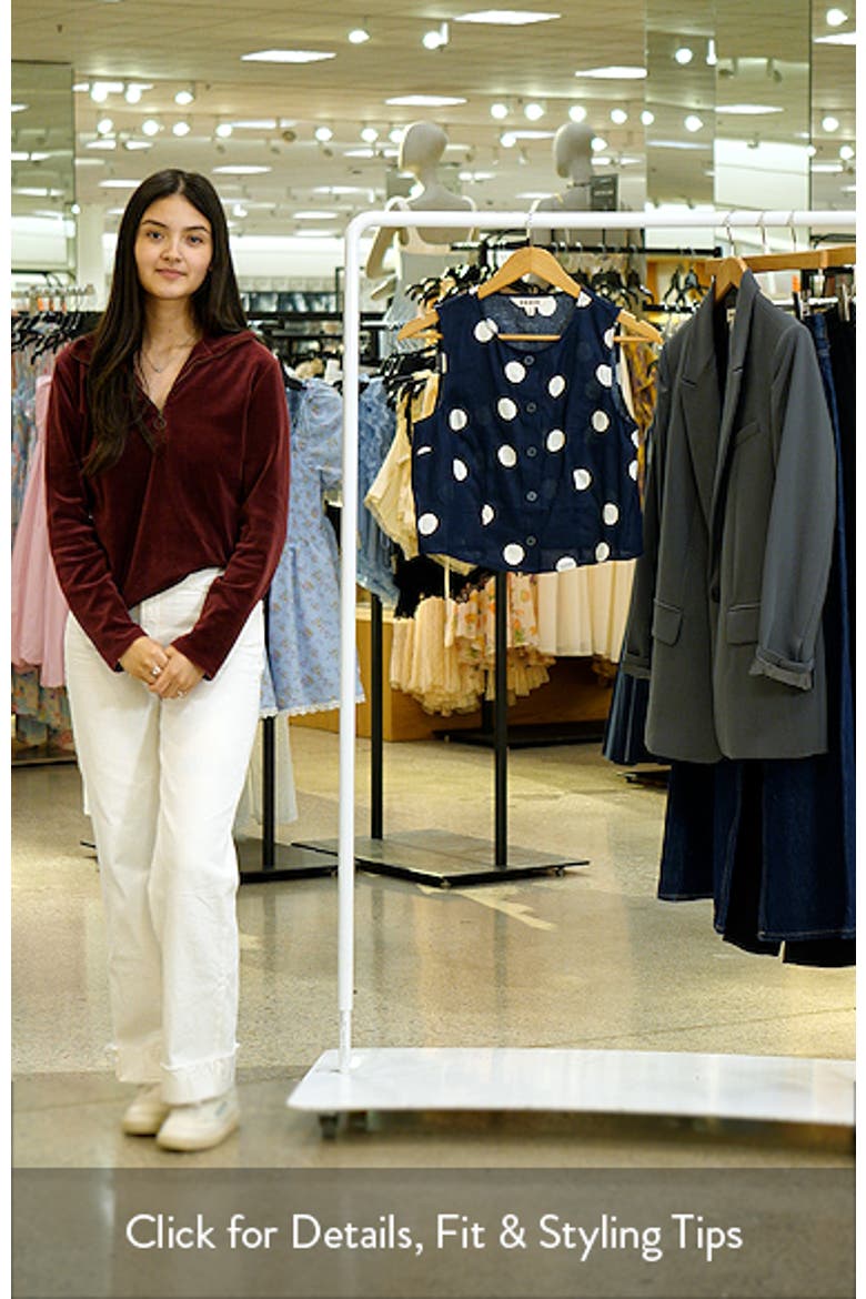 Andrea Linen Sleeveless Button-Up Shirt video