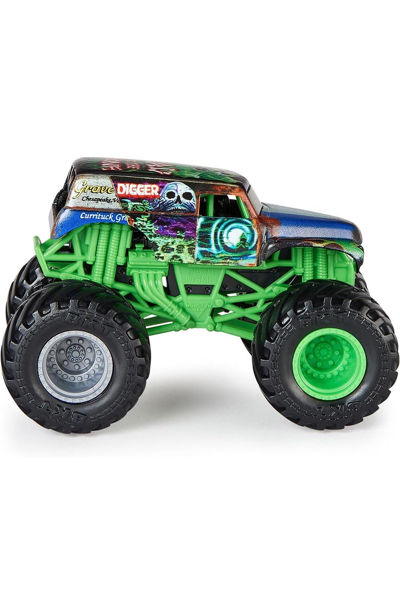 Monster Jam Grave Digger Vs. El Toro Loco Die-Cast Monster Trucks, 164 Scale, Kids Toys for Boys Ages 3 and up, Alternate, color, Green