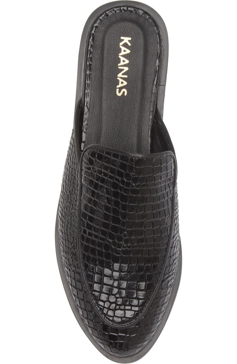 Kaanas Sardinia Croc Embossed Mule, Alternate, color,