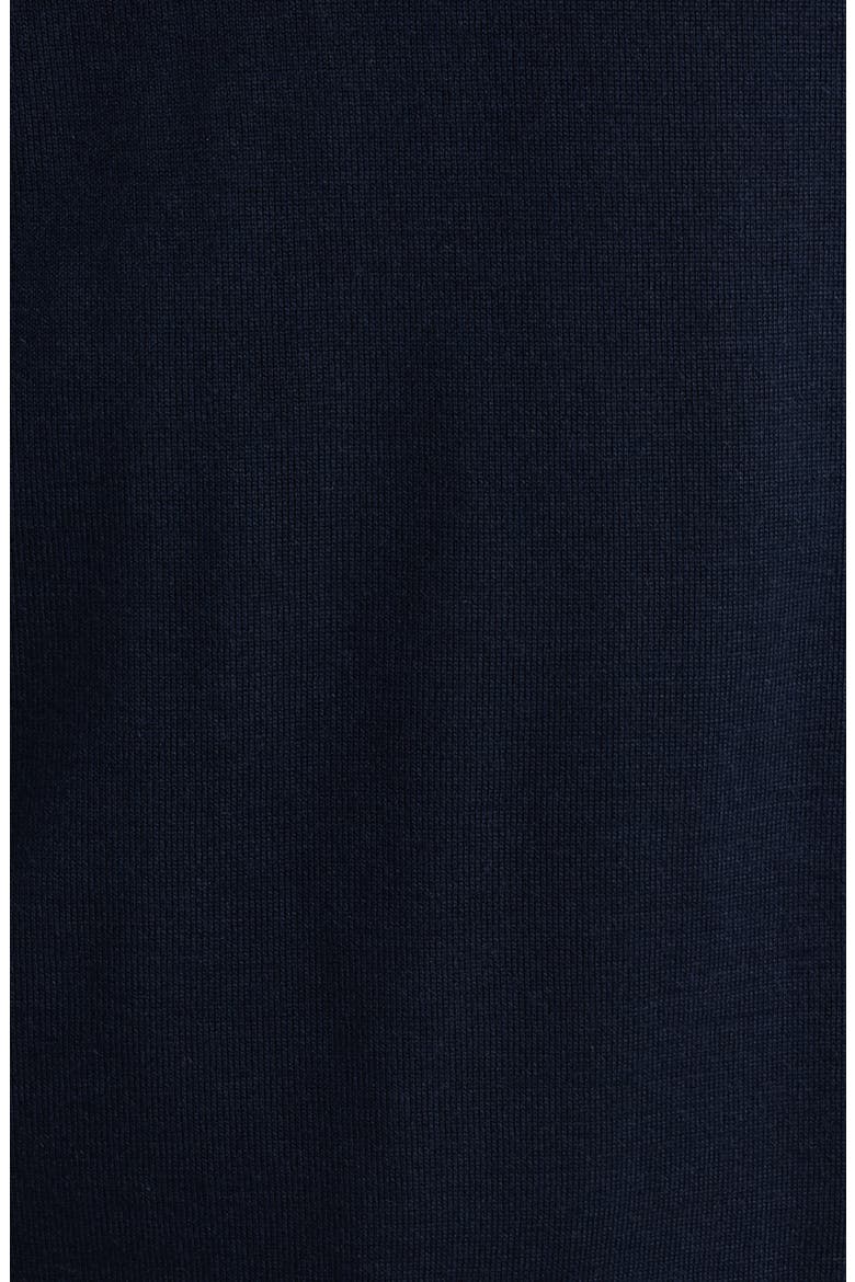Virgin Wool Short Sleeve Sweater, Alternate, color, DARK BLUE