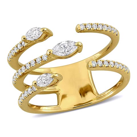 Diamond Open Ring 14k