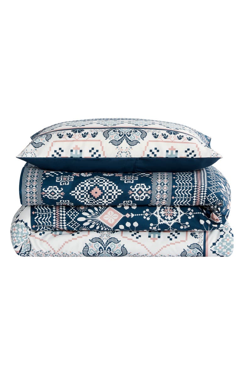 Jessica Simpson Paisley Print Comforter Set, Main, color, 