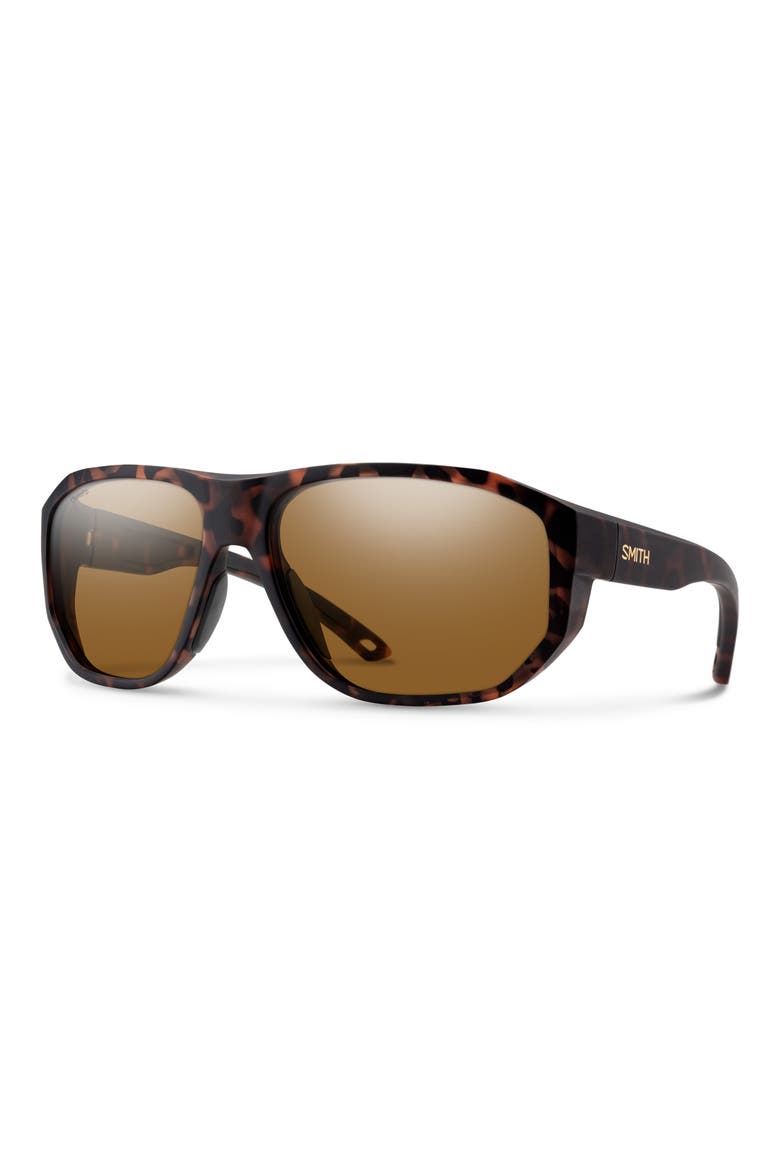 Outrigger 61mm ChromaPop™ Polarized Sunglasses, Alternate, color, MATTE TORTOISE / BROWN