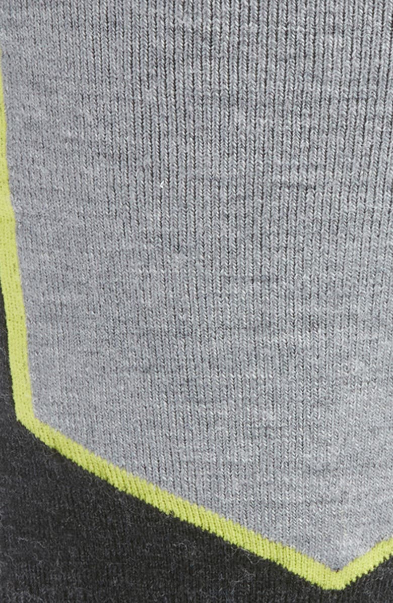 Smartwool Targeted Cushioning Over the Calf Ski Socks, Alternate, color, Charcoal