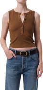 Citizens of Humanity Caralyn Rib Henley Tank