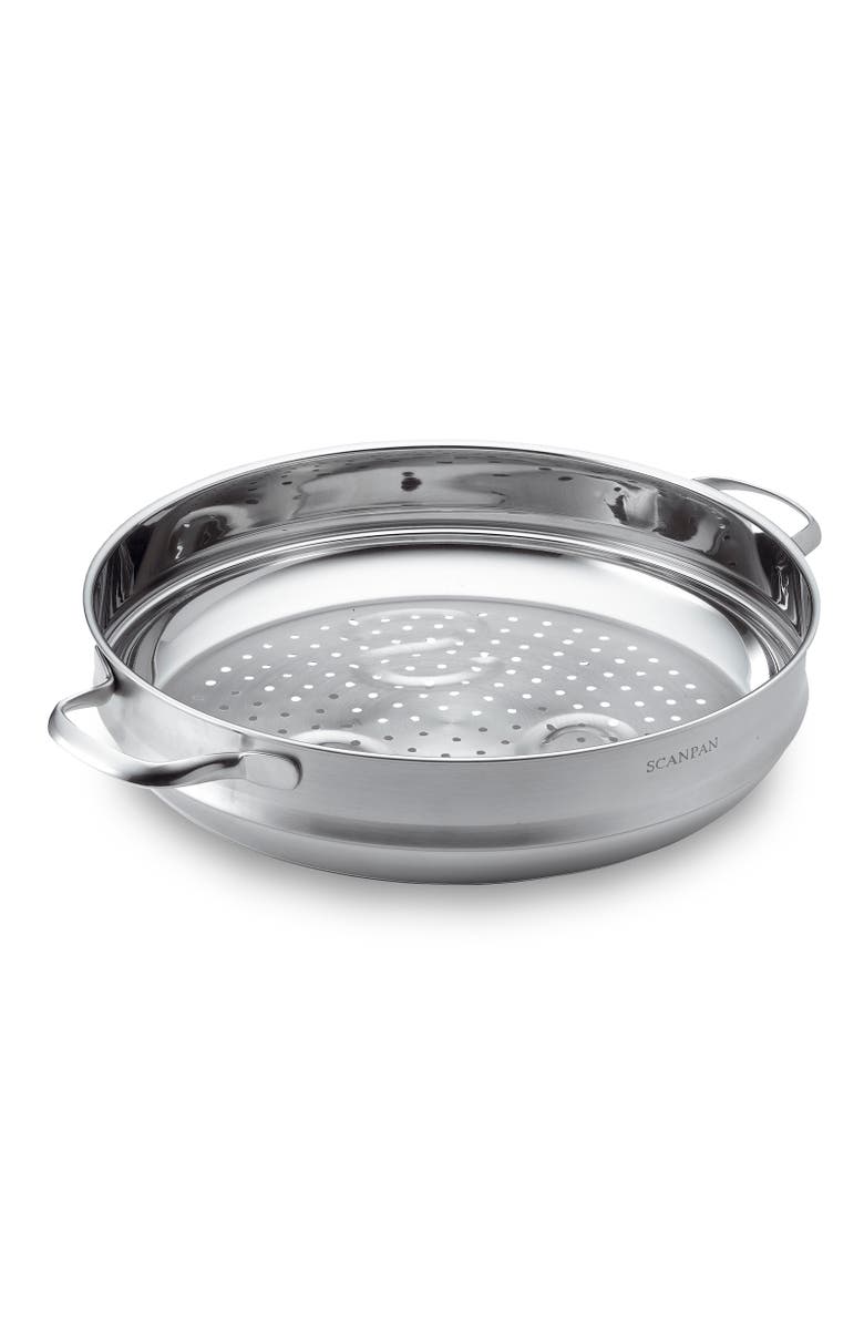Scanpan Classic 12.5 Inch Steamer Insert, Stainless, Main, color, Silver