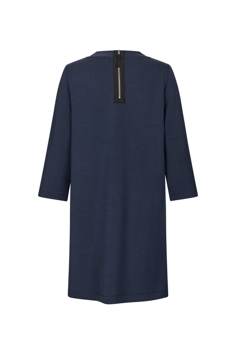 Goldine Round Neck Tunic Dress, Alternate, color, Navy Blazer