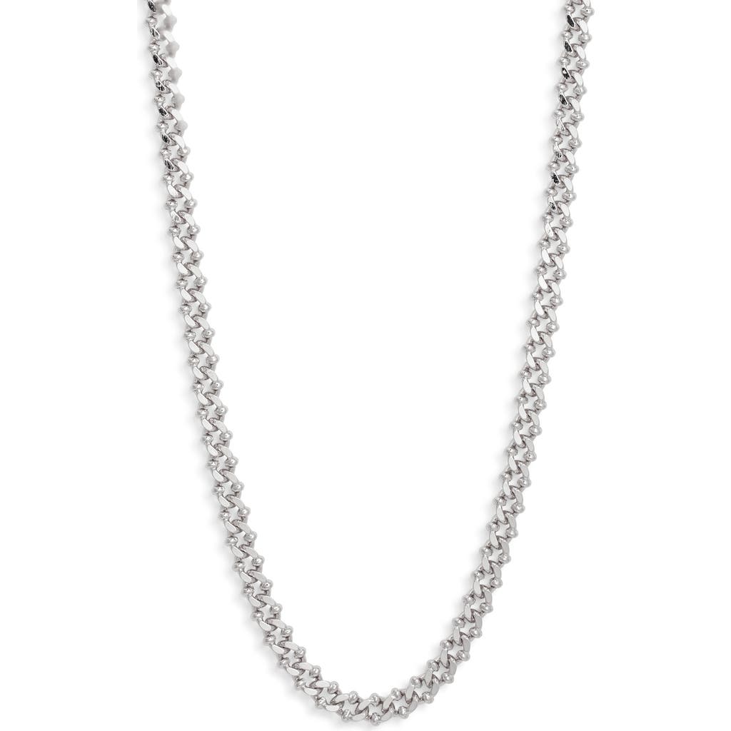 Open Edit Ball Link Chain Necklace In Metallic