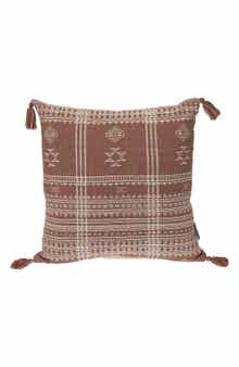 PARKLAND COLLECTION Tassel Trim Square Accent Pillow