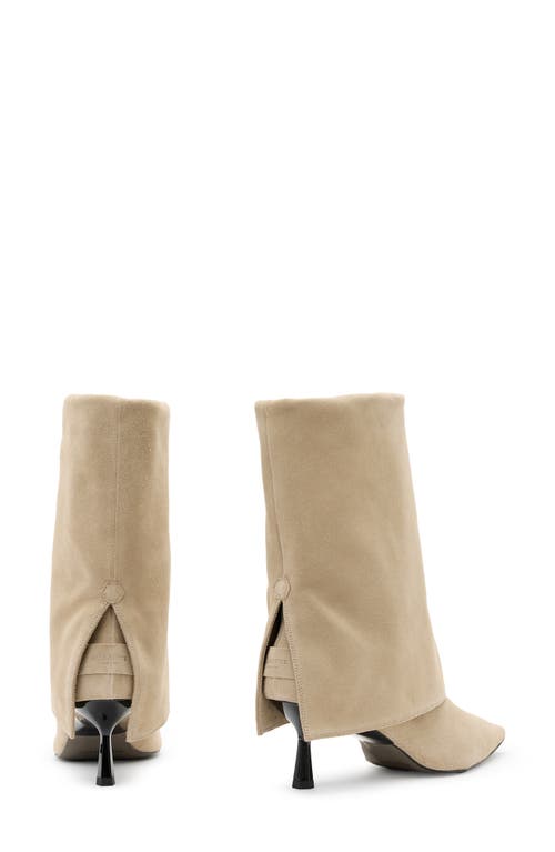 Allsaints Odyssey Slouch Boot In Sand Brown