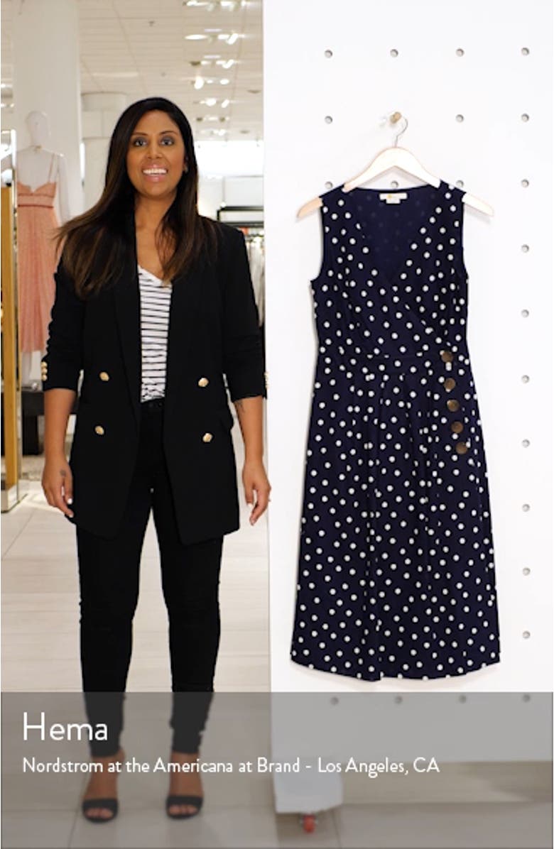 Arwen Wrap Midi Dress, sales video thumbnail