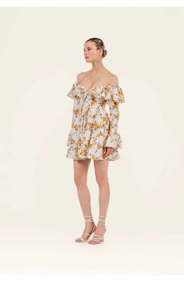 Agua by Agua Bendita Verso Valle Mini Dress, Alternate, color, Multicolor