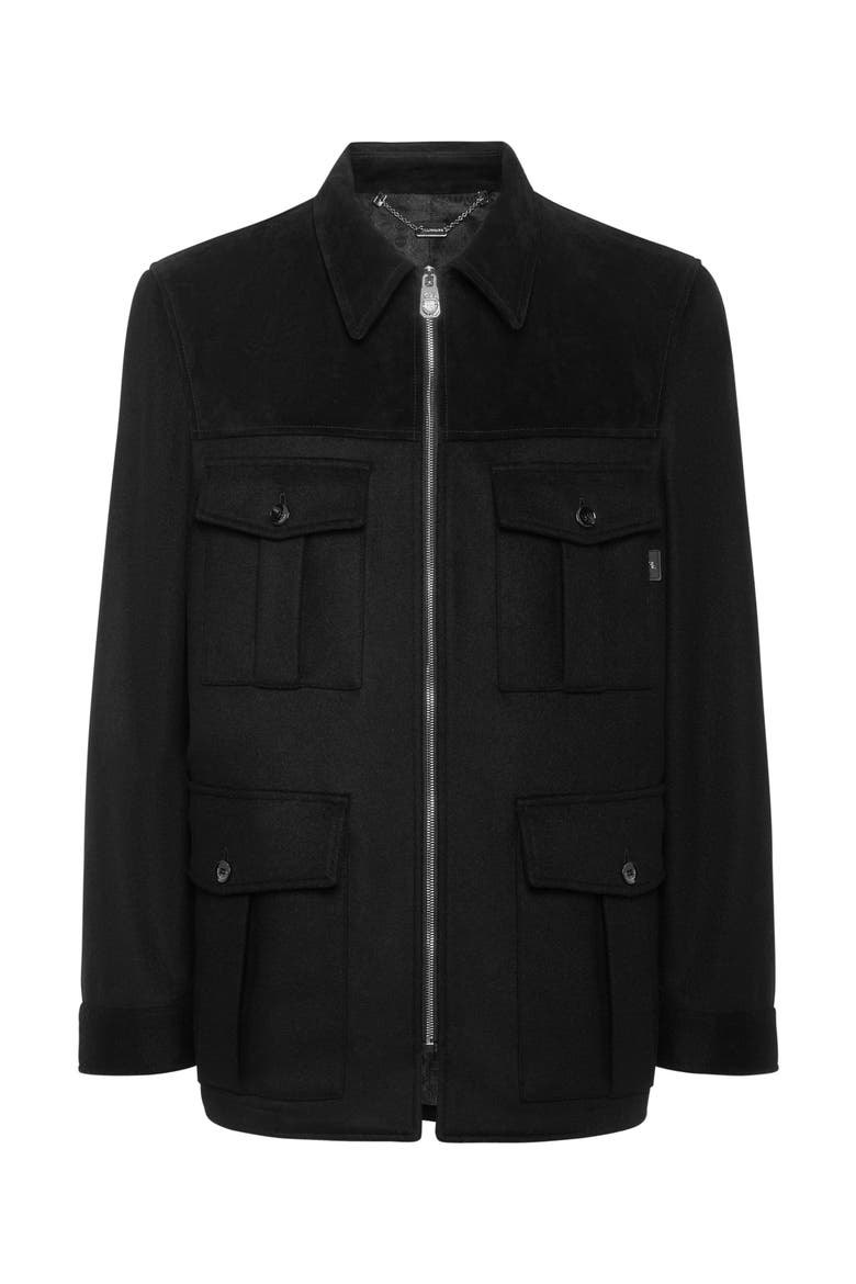 Field Jacket Men, Main, color, black