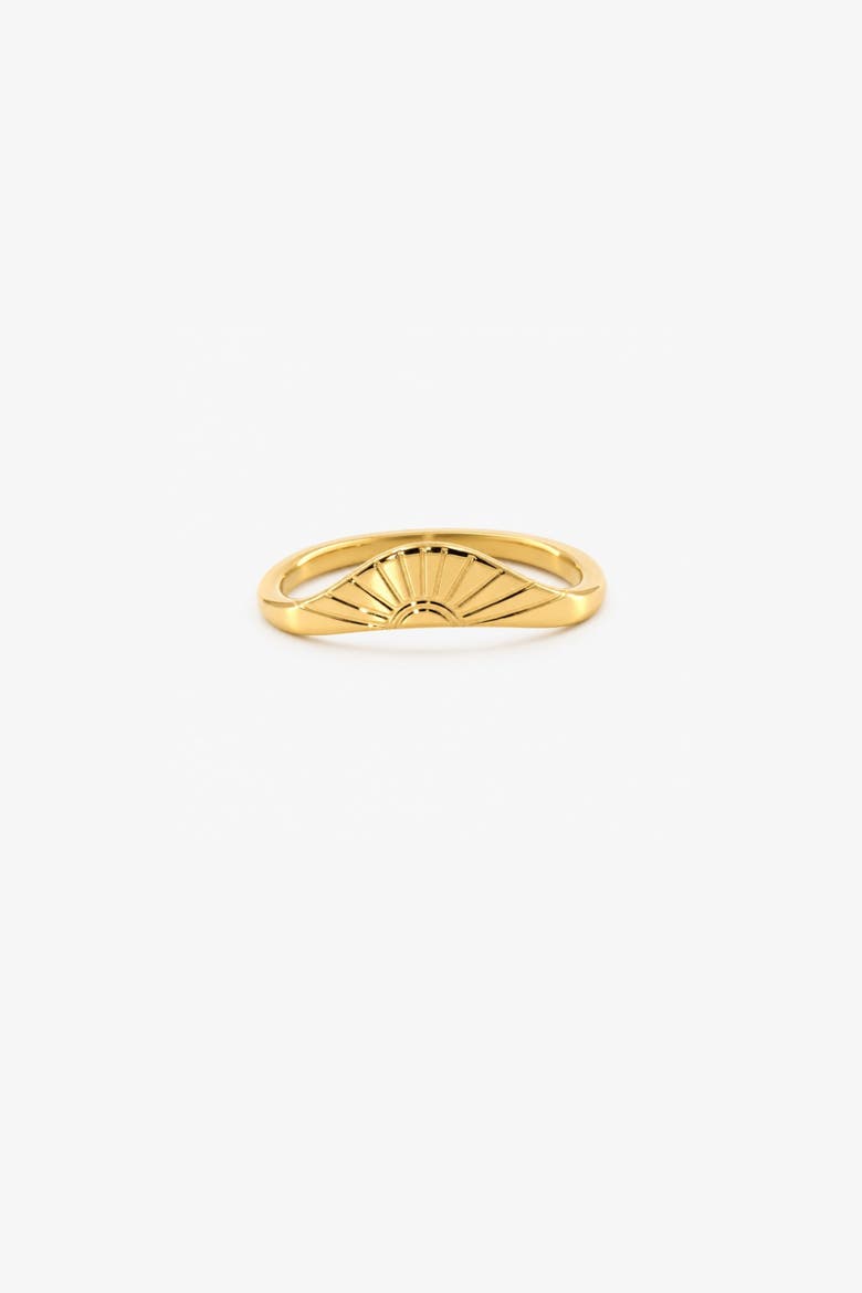 Sunrise Arc Ring, Alternate, color, Gold