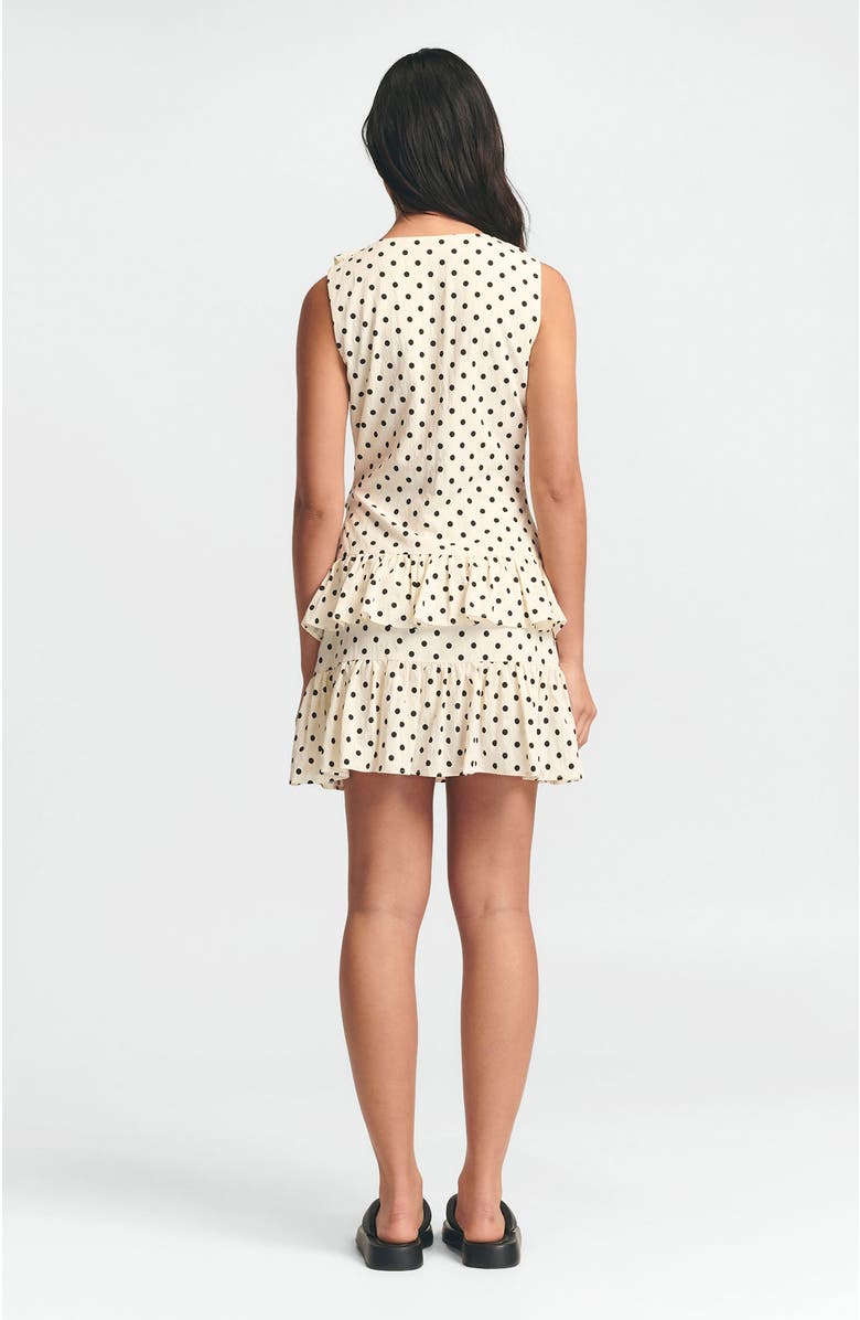 ST MRLO Jada Mini Dress, Alternate, color, Cream Base Spot