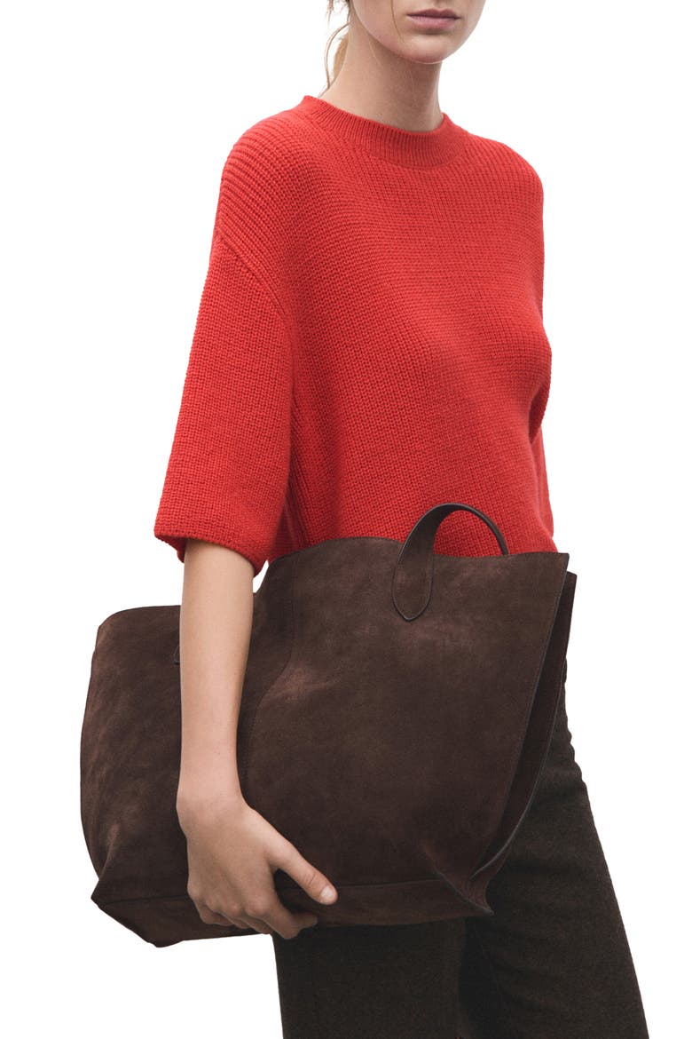 Three-Quarter Sleeve Sweater, Main, color, RED