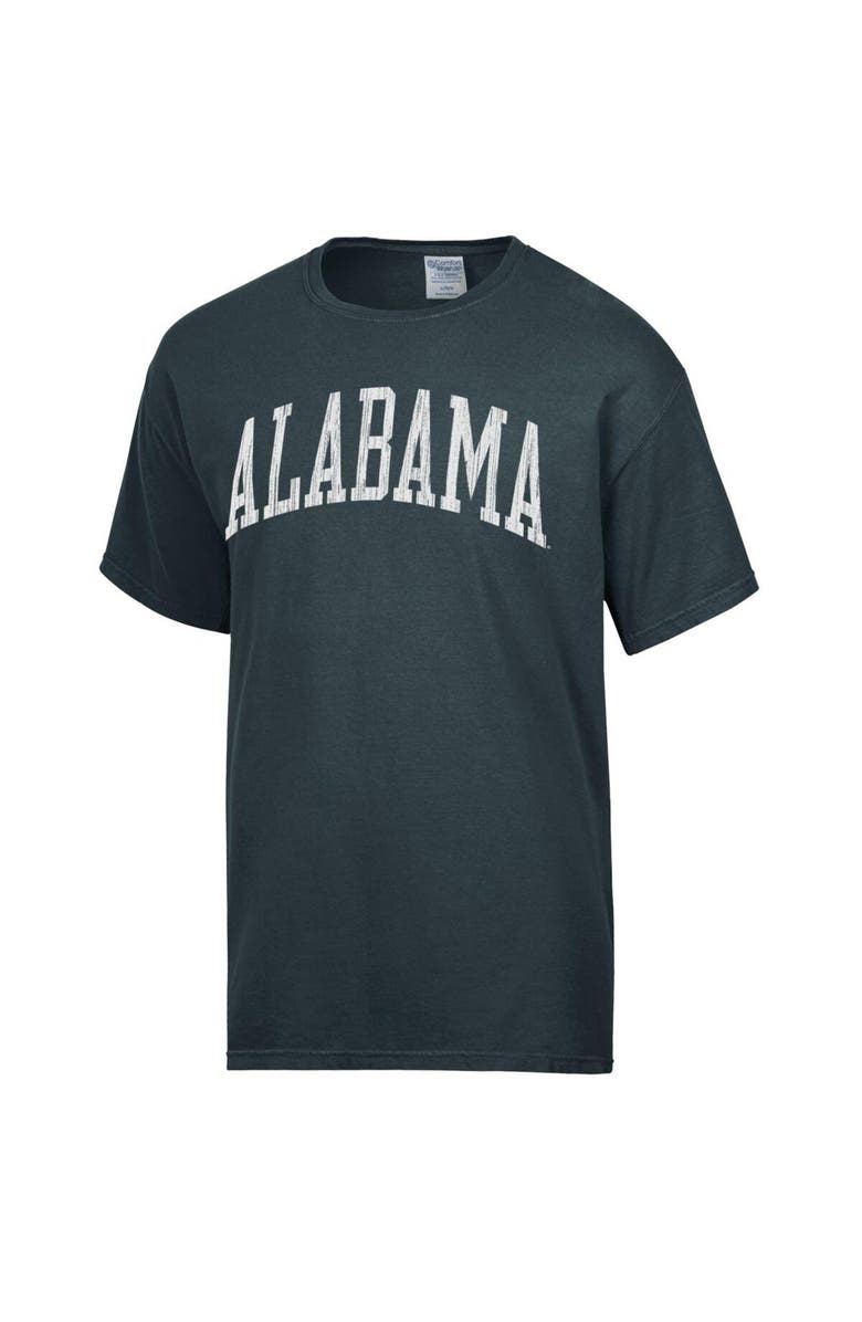 Comfort Wash Men's Comfort Wash  Charcoal Alabama Crimson Tide Vintage Arch 2-Hit T-Shirt, Alternate, color, 