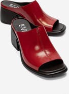 Forever & Always Shoes Sorex Leather Block Heel Sandal