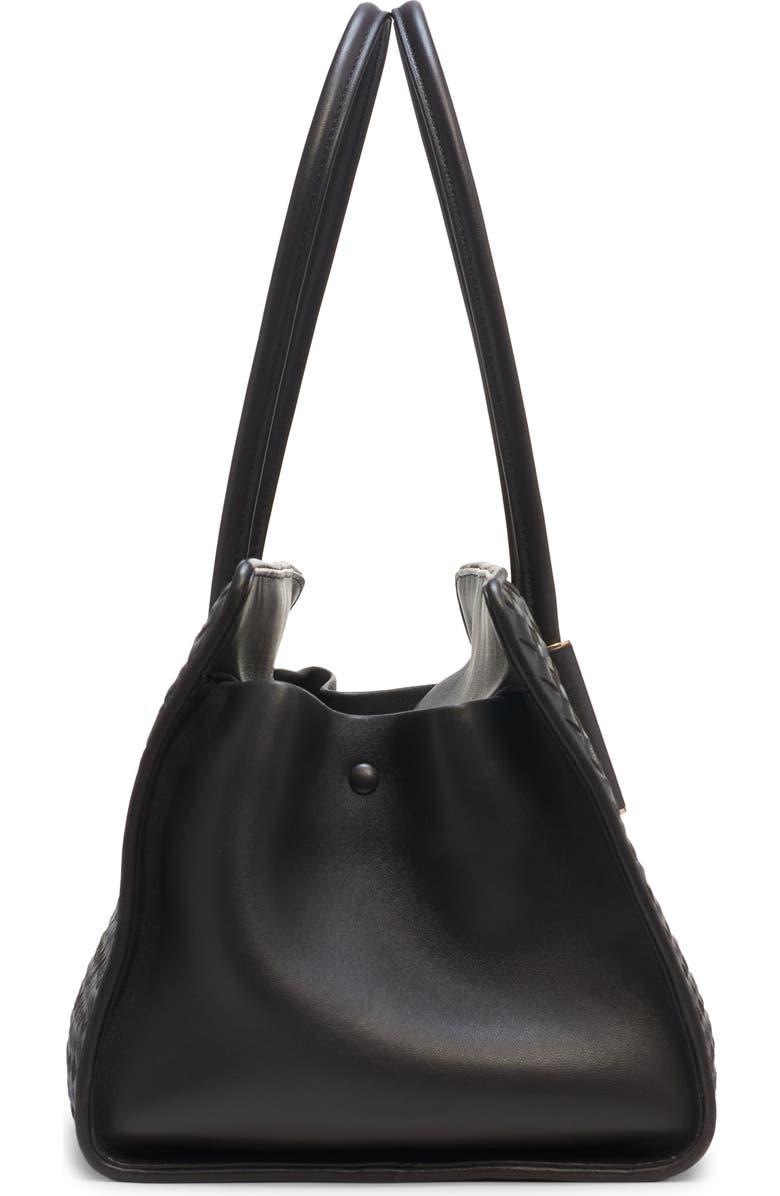Bottega Veneta Barbara Intrecciato Leather Tote, Alternate, color, 1007 Black-Brass Vibrato
