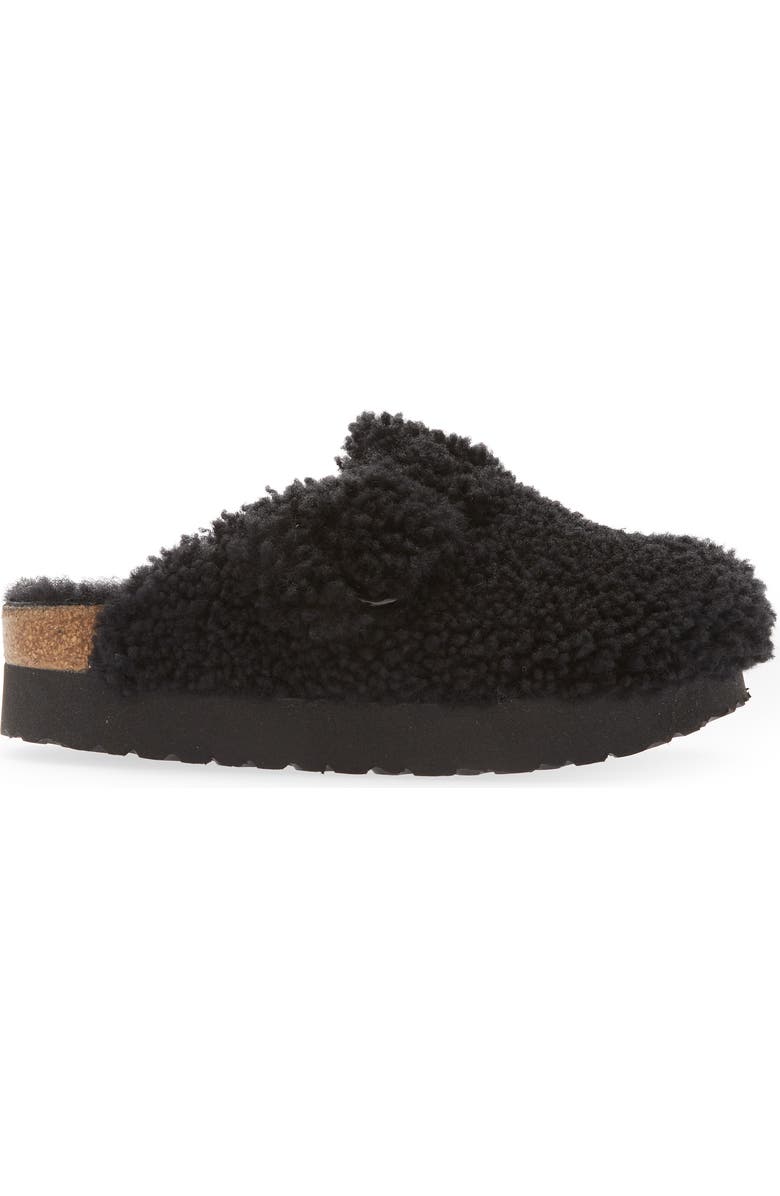 Birkenstock Papillio by Birkenstock Boston Big Buckle Genuine Shearling Clog, Alternate, color,
