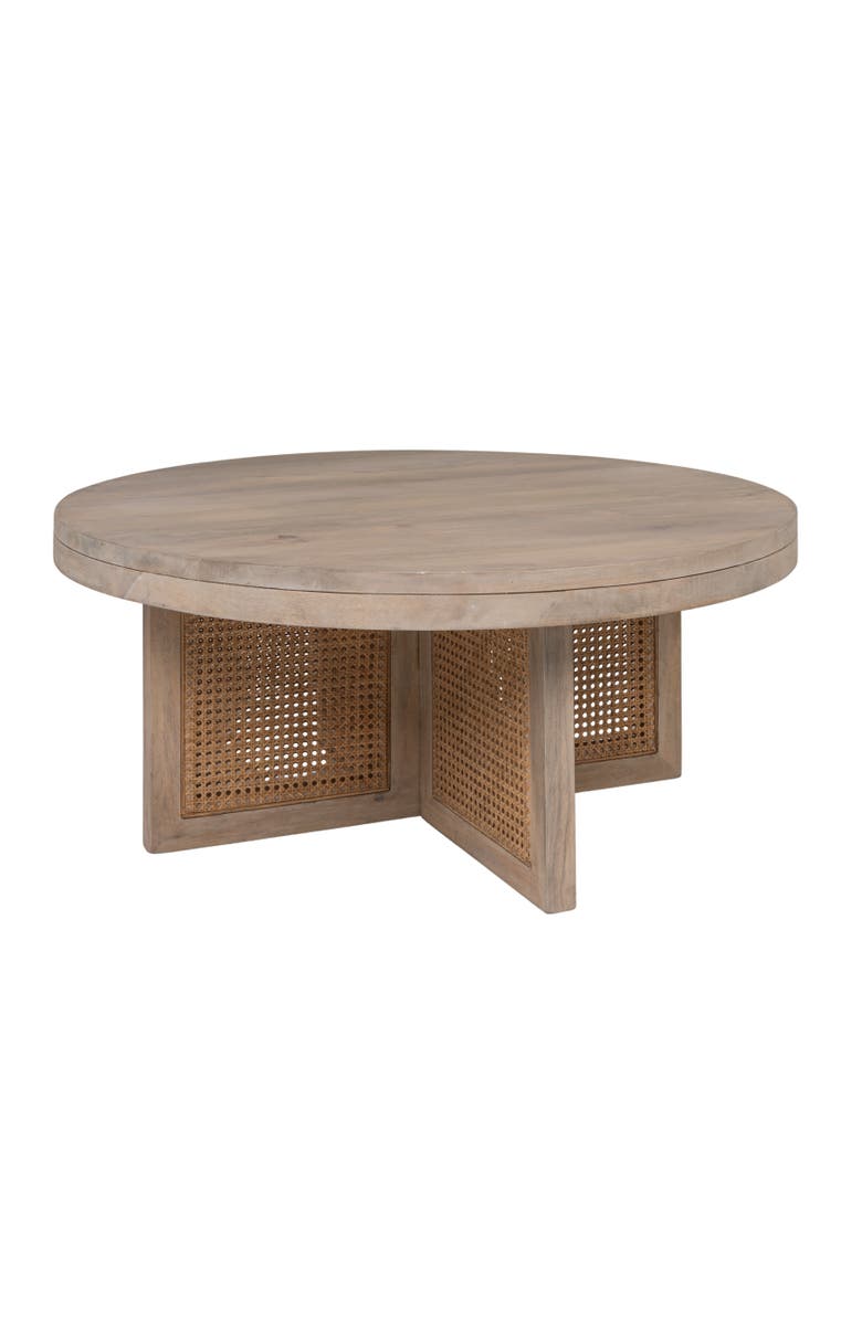 Olive Grove Round Coffee Table, Main, color, Natural