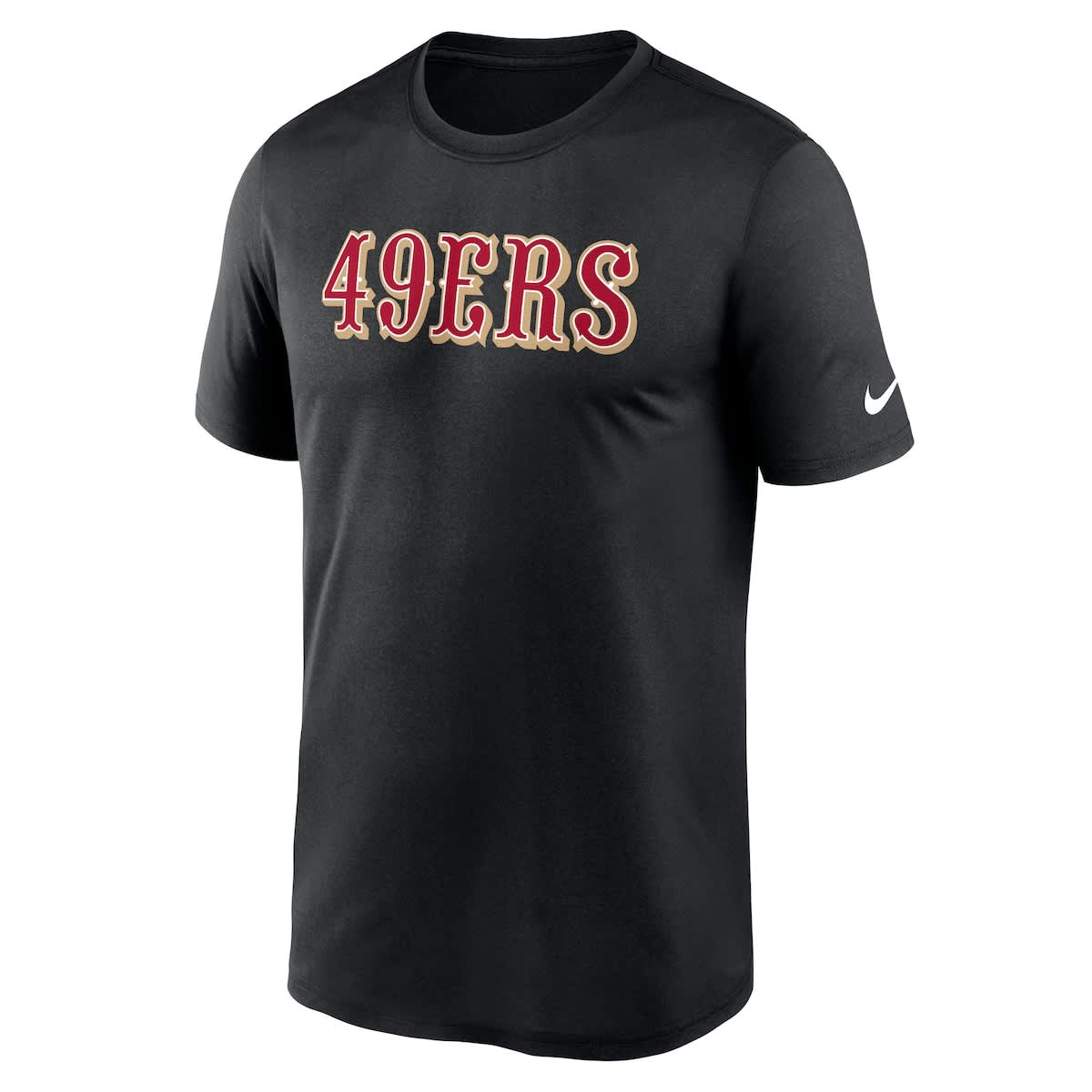 Men's Nike Black San Francisco 49ers Primetime Legend Wordmark Performance T-Shirt - image 2
