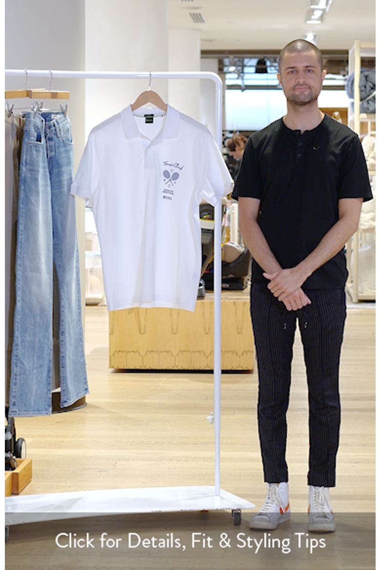 Member Embroidered Cotton Piqué Polo video