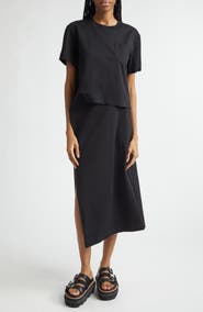 Sacai Cotton Jersey Dress