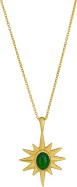 Ottoman Hands Onyx Star Necklace