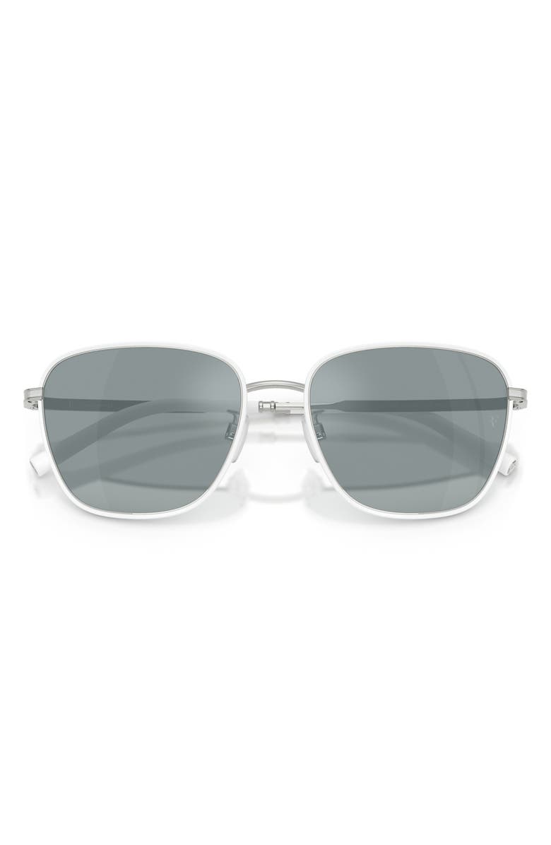 Oliver Peoples 57mm Roger Federer R-18 Polarized Square Sunglasses, Alternate, color, 