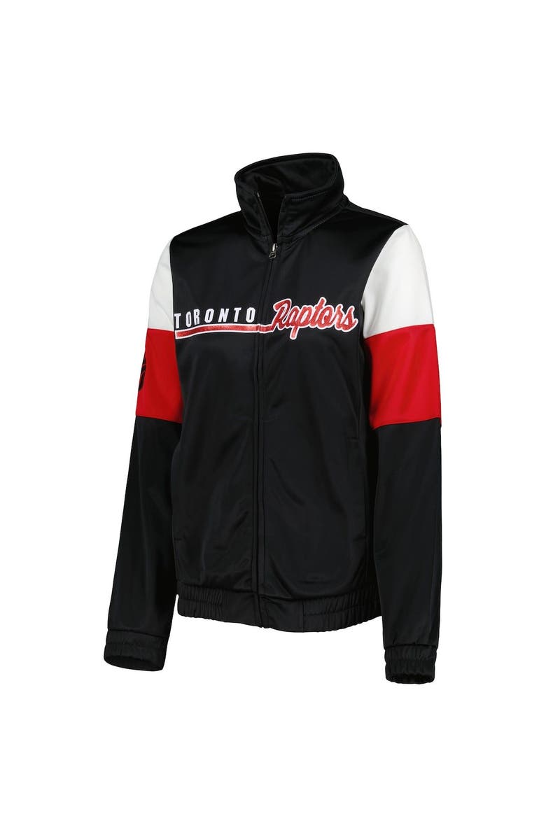 G-III 4HER BY CARL BANKS Women's G-III 4Her by Carl Banks Black Toronto Raptors Change Up Full-Zip Track Jacket, Alternate, color, Red